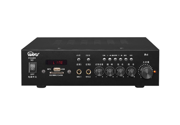 2分区MP3合并式广播功率放大器（25W） R-1