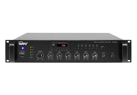 带6分区MP3广播功率放大器 HV-240F